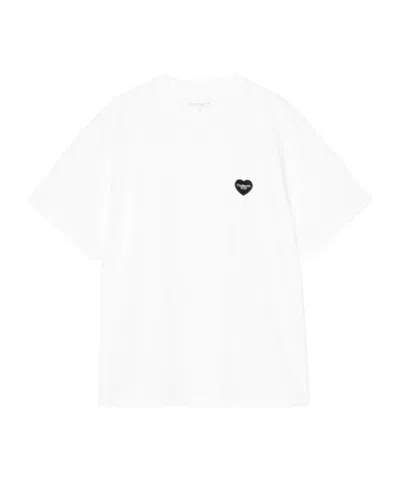 Carhartt W' S/s Heart Patch T-shirt In White