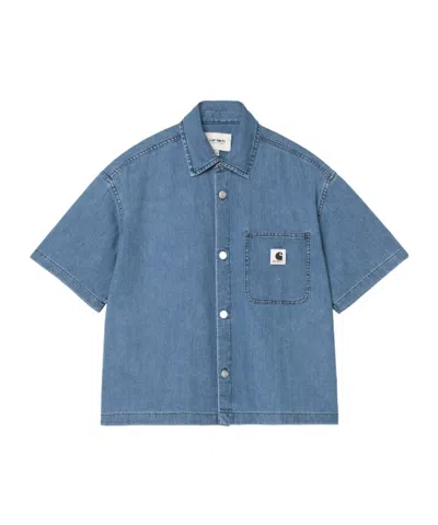 Carhartt W' S/s Lovilia Shirt In Blue