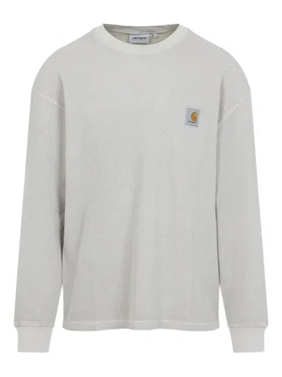 CARHARTT WAFFLE LOGO-PATCH T-SHIRT