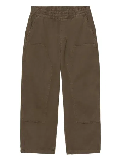 Carhartt Walker Twill Trousers In Brown