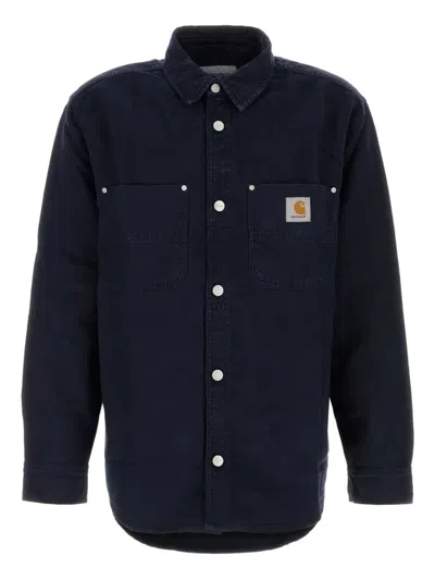 Carhartt Walter Button-fastening Overshirt In Blue