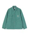 Carhartt Button-fastening Patch-pocket Shirt Jacket In Green