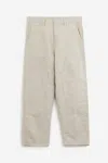 Carhartt Rganic Cotton Double Knee Pants In Ivory