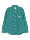Carhartt Wip Walter Shirt Jacket Clothing In Green