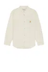 Carhartt Michigan Utility Jacket In Natural Rinsed
