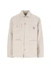 Carhartt Veste Garrison Tonic Stone Dyed In Neutral
