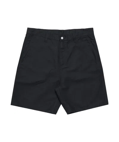 Carhartt Walter Single Knee Cotton Shorts In Black