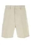 Carhartt Walter Single Knee Short In Misto Cotone Sabbia Uomo