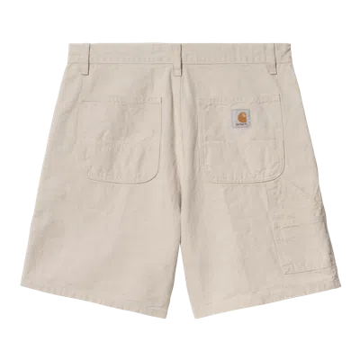 Carhartt Walter Single Knee Shorts Natural In Sand