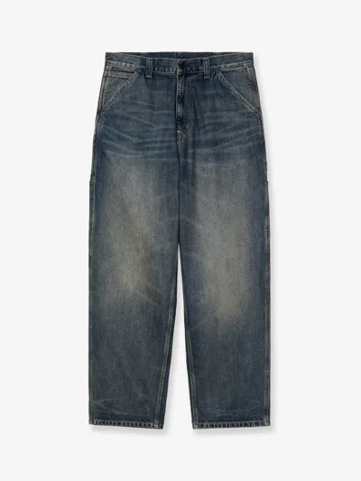 Carhartt Washed-out Blue Denim Jeans