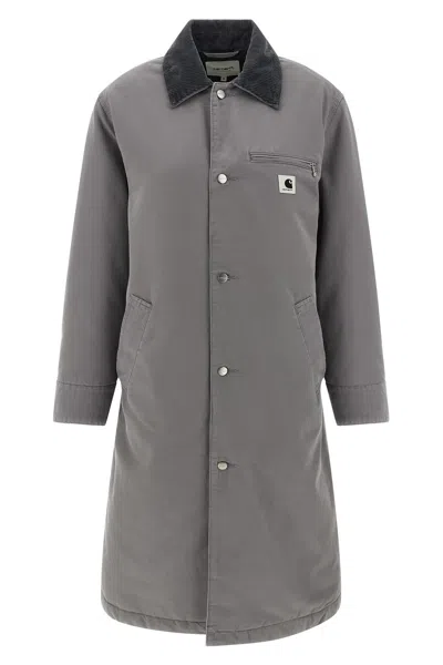 Carhartt 'webster' Coat In Gray