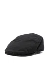 Carhartt Webster Logo-patch Baker Boy Hat In Black