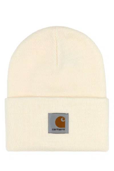 Carhartt Short Acrylic Watch Hat Natural In Neutral