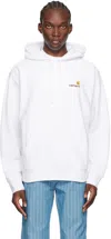 Carhartt American Script Hoodie In White