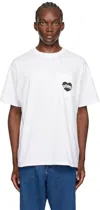 Carhartt Amour Cotton T-shirt W/pocket In White,black