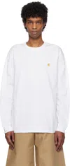 Carhartt T-shirt  Wip Men Color White In 00rxx White / Gold