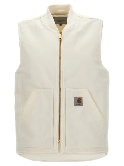 Carhartt White Classic Quilted Vest