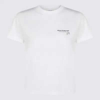 Carhartt White Cotton Garble T-shirt