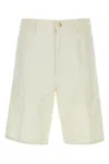 Carhartt Single Knee Short Dearborn Canvas In White