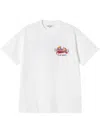 Carhartt Short Sleeve Crab Paint T Shirt White In White