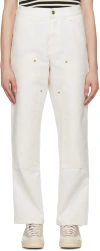 CARHARTT WHITE DOUBLE KNEE TROUSERS
