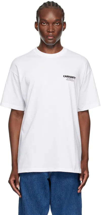 Carhartt White Ducks T-shirt In Weiss
