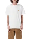 Carhartt Organic Cotton T-shirt With Frontal Logo In White