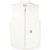 Carhartt Vest With Patch Pockets And Ribbed Collar