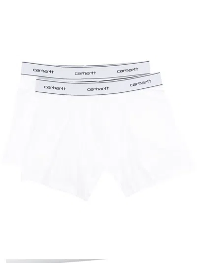 CARHARTT WHITE LOGO COTTON TRUNKS