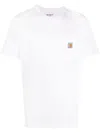 Carhartt Cotton T-shirt With Logo Patch In White
