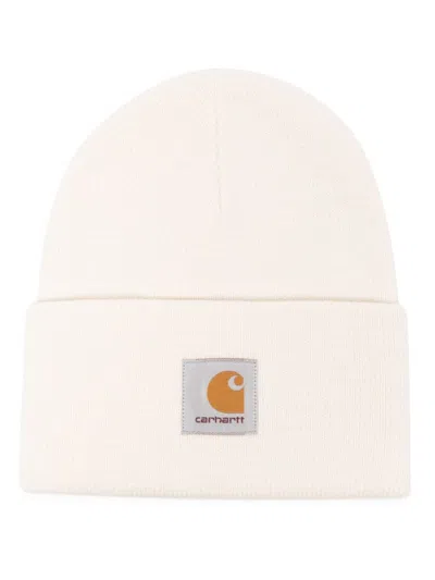 Carhartt Short Acrylic Watch Hat Natural In Neutral