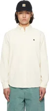 Carhartt Logo Shirt In 0d3xx Wax / Black