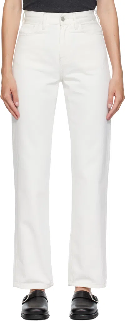 Carhartt Logo-patch Cotton Jeans In White