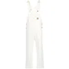 Carhartt Man Overalls Off White Size 30w-30l Organic Cotton