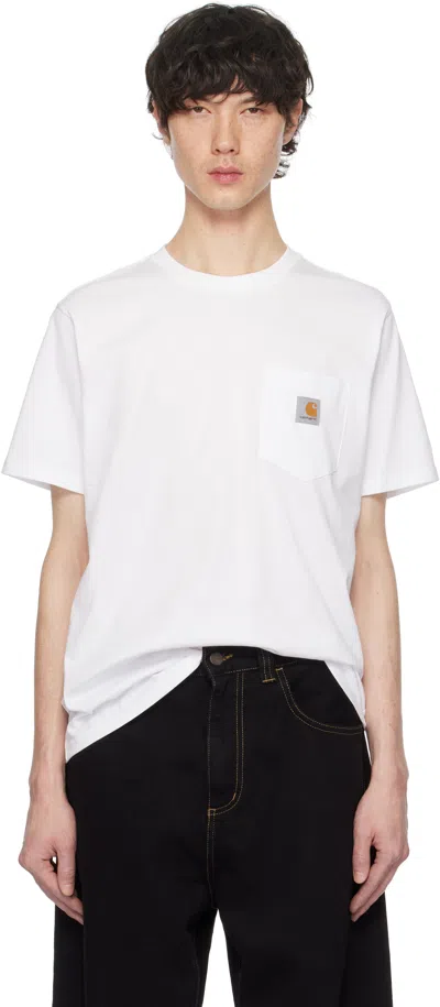 Carhartt Pocket T-shirt In White