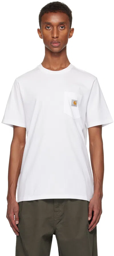 Carhartt Pocket T-shirt In White