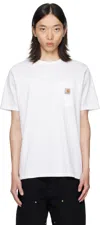 Carhartt Pocket T-shirt Featuring Logo Label In White