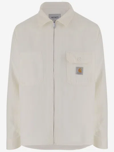Carhartt White Rainer Jac Shirt In Neutral