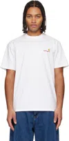 Carhartt Wip Ss Amarican Script Tshirt In White