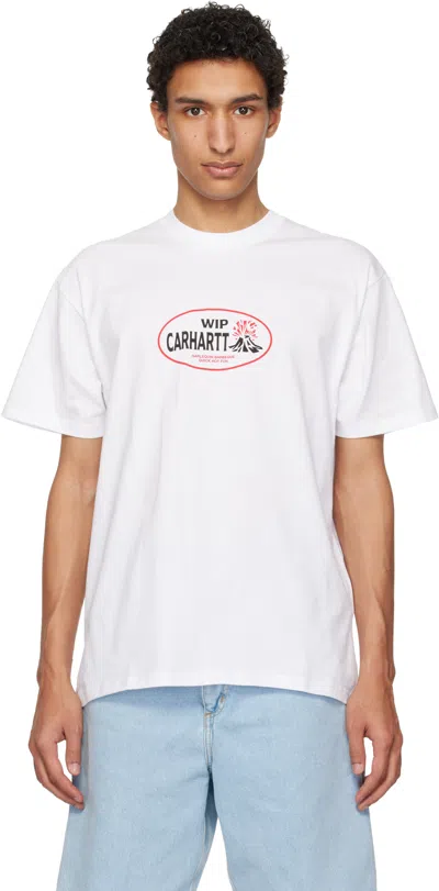 Carhartt White S/s Harlequin Bbq T-shirt