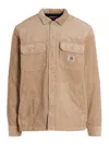 Carhartt Double Chest Pockets Utility Jacket In Beige