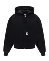 Carhartt Wide-fit Jacket In Dearborn Canvas With Quilted Lining In Blue