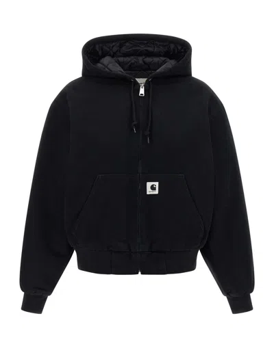 CARHARTT WIDE-FIT JACKET IN DEARBORN CANVAS WITH QUILTED LINING