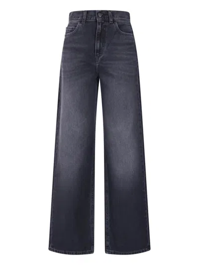 Carhartt Wide Jeans "jane Pant" In Black