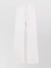 Carhartt Wide Leg Cotton Trousers With Side Pockets