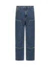 Carhartt Double Knee Jeans In Blue