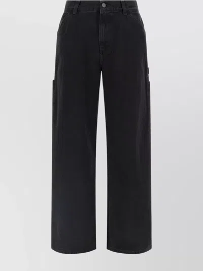 CARHARTT WIDE LEG JEANS WITH SIDE AND BACK POCKETS