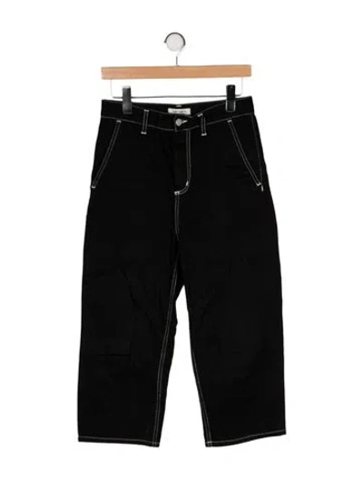 Pre-owned Carhartt Wide Leg Pants In Black