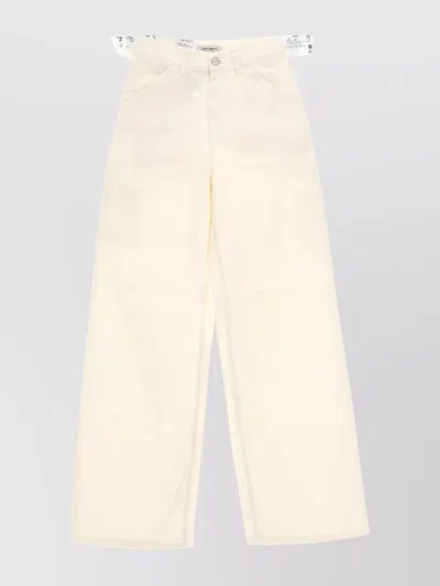 Carhartt Wide Leg Trousers With Front And Back Pockets In Pattern