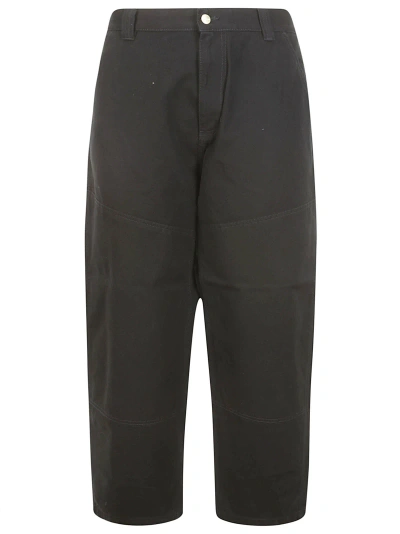 Carhartt Wide Panel Pant Marshall In Rinsed Black